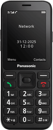 Panasonic KX-TU250EXB 4G Mobiltelefon - Fekete Panasonic KX-TU250EXB 4G Mobiltelefon - Fekete