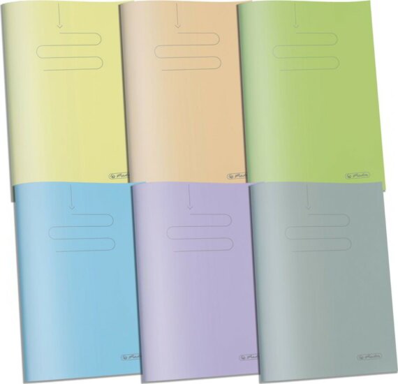 Herlitz PP 60 lapos A5 sima füzet - Többfajta