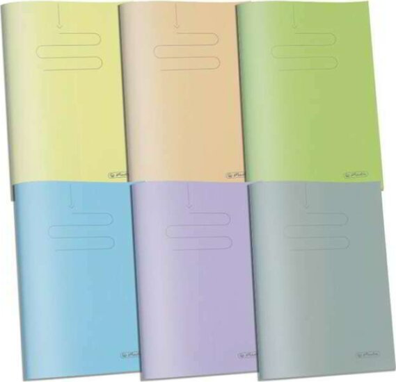 Herlitz PP 60 lapos A4 sima füzet - Többfajta