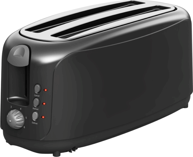 TOO TO-4SL-120-B Kenyérpirító - Fekete TOO TO-4SL-120-B Kenyérpirító - Fekete