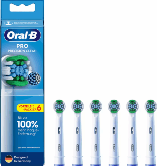 Oral-B Pro Precision Elektromos fogkefe Pótfej - Fehér (6db)
