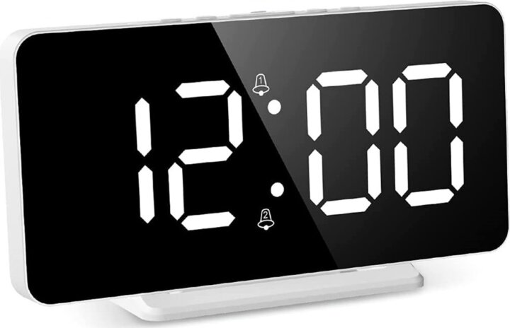 TOO DC-220-W Digitális ébresztőóra - Fehér TOO DC-220-W Digitális ébresztőóra - Fehér