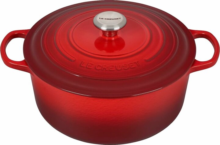 Le Creuset Signature 28cm Öntöttvas főzőedény - Meggypiros