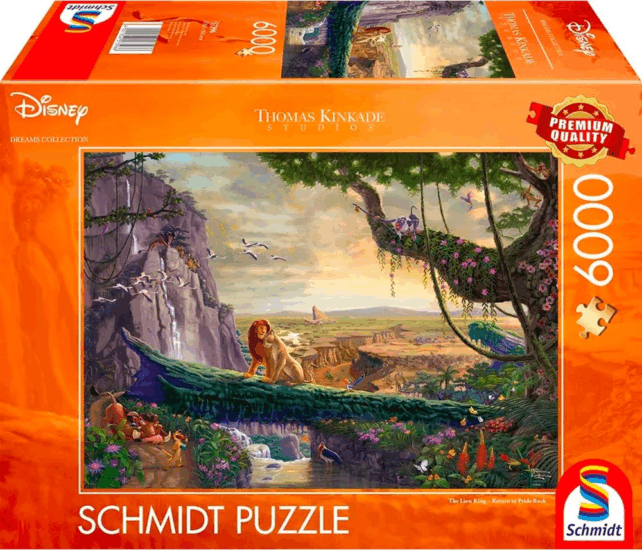 Schmidt Disney Dreams Collection - The Lion King, Return to Pride Rock - 6000 darabos Puzzle Schmidt Disney Dreams Collection - The Lion King, Return to Pride Rock - 6000 darabos Puzzle