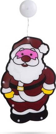 Family Christmas 56530E LED karácsonyi ablak dekoráció - Mikulás