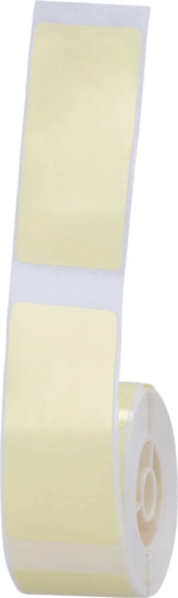 Niimbot 25 x 50 mm Címke hőtranszferes nyomtatóhoz (130 címke / tekercs) - Citromsárga