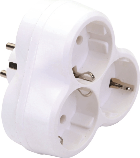 Anco 321733 16A 250V 3 aljzatos elosztó - Fehér