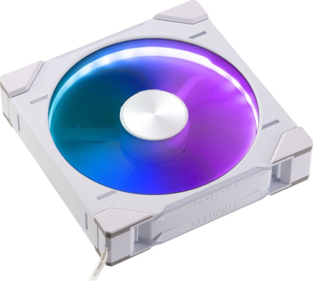 Phanteks D30 (Reversed Blade) 140mm PWM D-RGB Rendszerhűtő - Fehér