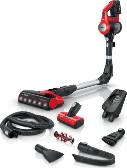 Bosch BCS711PET Porzsák nélküli álló porszívó - Fekete/Piros Bosch BCS711PET Porzsák nélküli álló porszívó - Fekete/Piros