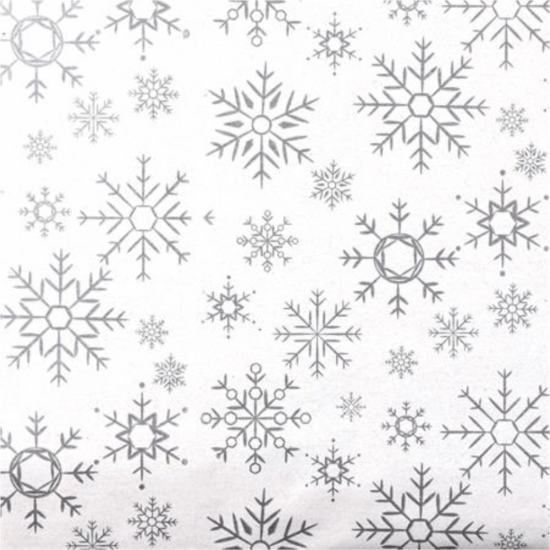 Victoria Csomagolópapír tekercs (70 x 200 cm) - Hópelyhes