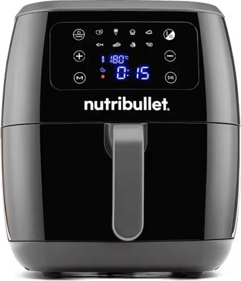 Nutribullet NBA071B AirFryer Forrólevegős sütő 7L 1800 Watt - Fekete