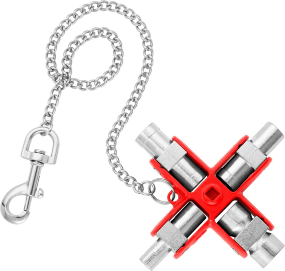 Knipex 00 11 06 Vezérlő- és kapcsolószekrény kulcs - 90mm Knipex 00 11 06 Vezérlő- és kapcsolószekrény kulcs - 90mm