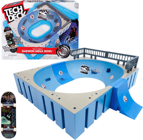 Spin Master Tech Deck - Mega Bowl Gördeszkás pályakészlet