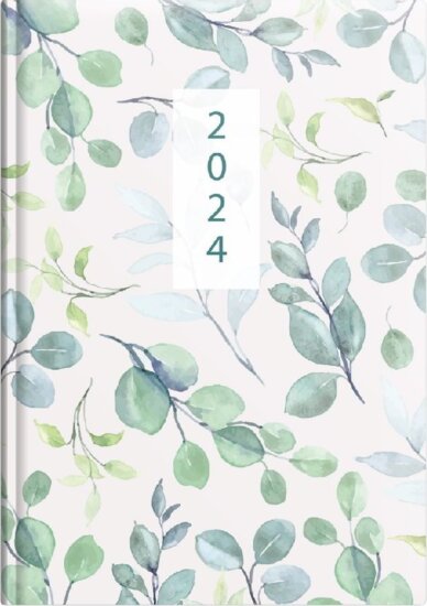 Toptimer Joy B5 2024 Heti határidőnapló - Zöld mintás