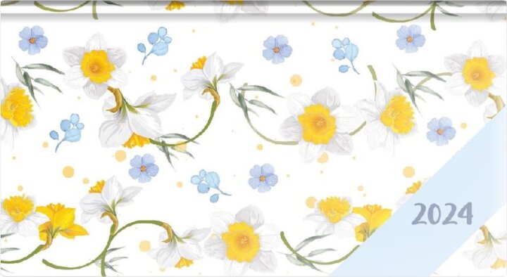 Toptimer Joy 2024 Zsebnaptár - Nárcisz mintás