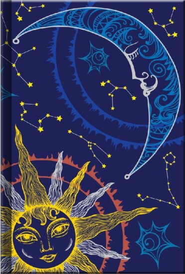 Kalendart Moon S165 Charmois A5 vonalas notesz - Mintás