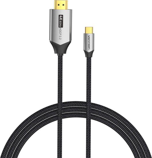 Vention CRBBH USB Type-C - HDMI Kábel 2m - Fekete