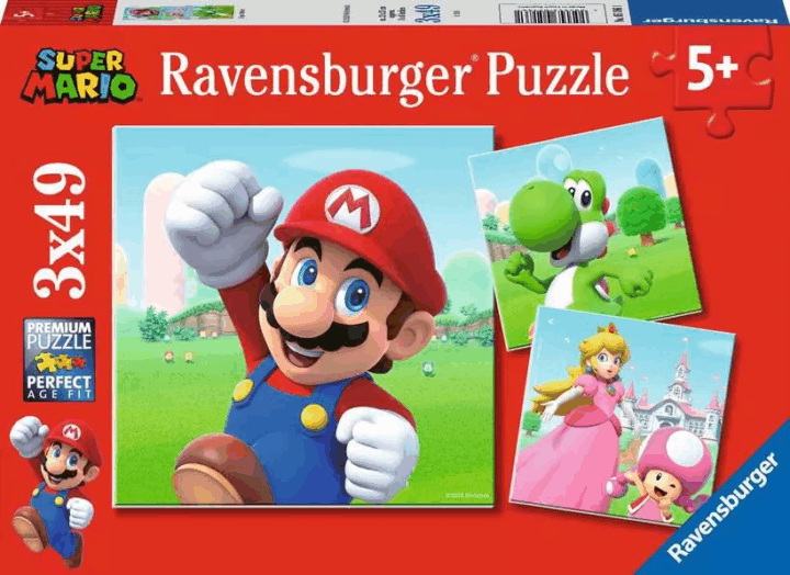 Ravensburger Super Mario Puzzle 3x49 darabos