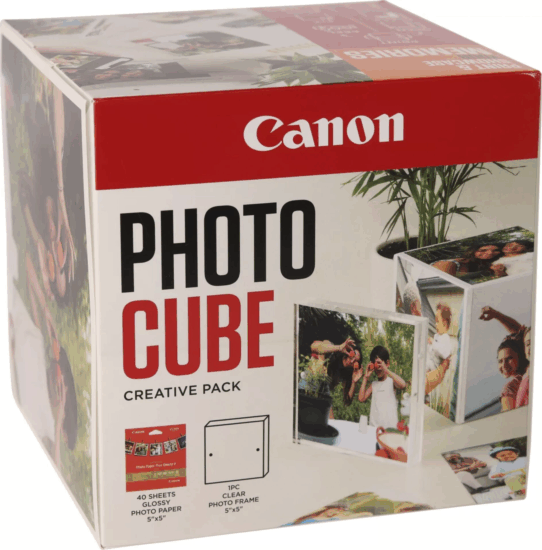 Canon 2311B077 Photo Cube Creative Pack 13x13 Képkeret - Fehér/Narancssárga Canon 2311B077 Photo Cube Creative Pack 13x13 Képkeret - Fehér/Narancssárga