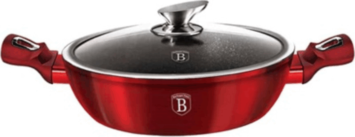 Berlinger Haus BH/1263N 28cm Alacsony lábas fedővel - Piros