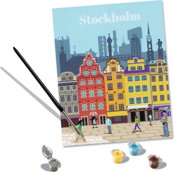 Ravensburger CreArt Stockholm 300x240mm festőkészlet Ravensburger CreArt Stockholm 300x240mm festőkészlet