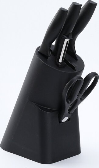 Iris KT-018-BK Konyhai kés készlet 6 darabos - Fekete