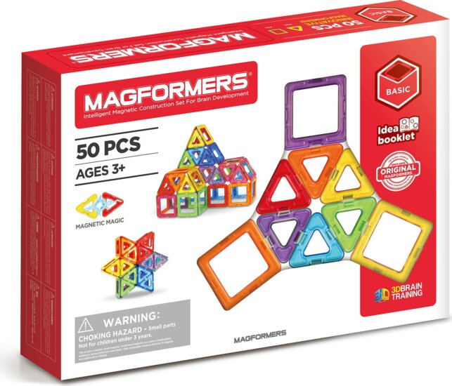 Magformers Alapok 50 darabos mágneses építőjáték készlet
