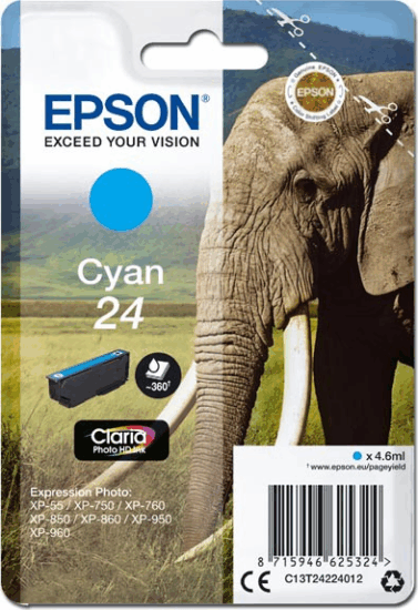 Epson T2422 Eredeti Tintapatron Cián