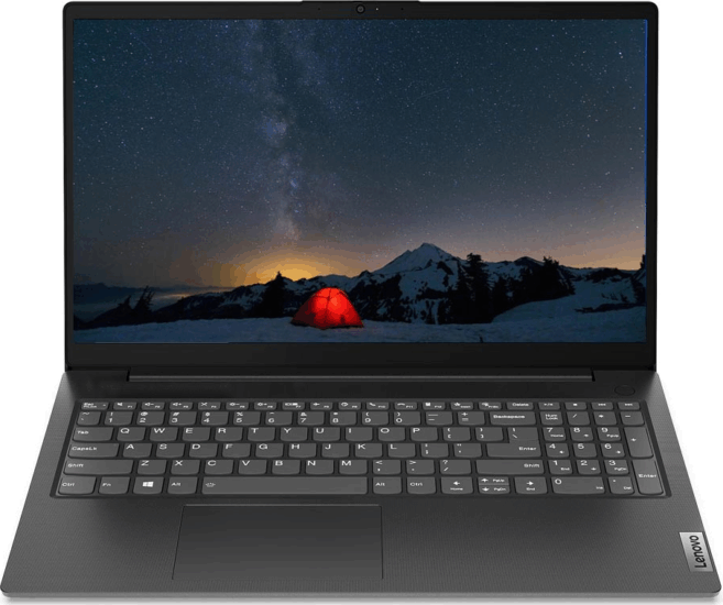 Lenovo V15 G4 AMN Notebook Fekete (15.6" / AMD R5-7520U / 8GB / 512GB SSD)