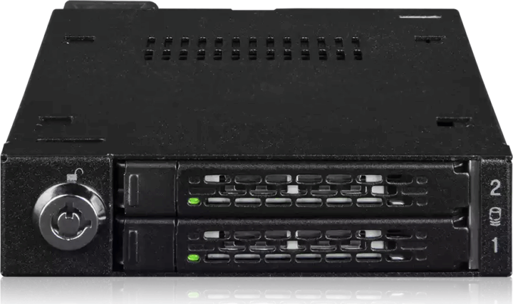 Icy Dock MB092VK-B ToughArmor 2x 2.5" U.2/U.3 NVMe SSD tálca Icy Dock MB092VK-B ToughArmor 2x 2.5" U.2/U.3 NVMe SSD tálca