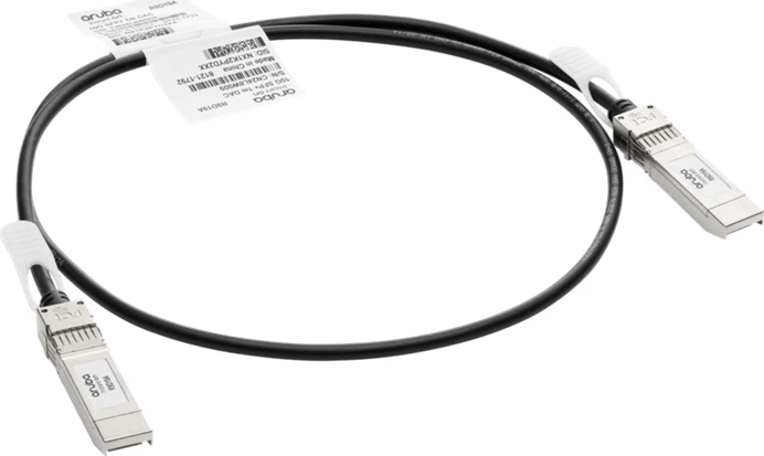 HP J9281D Aruba 10Gbps SFP+ DAC kábel 1m - Fekete