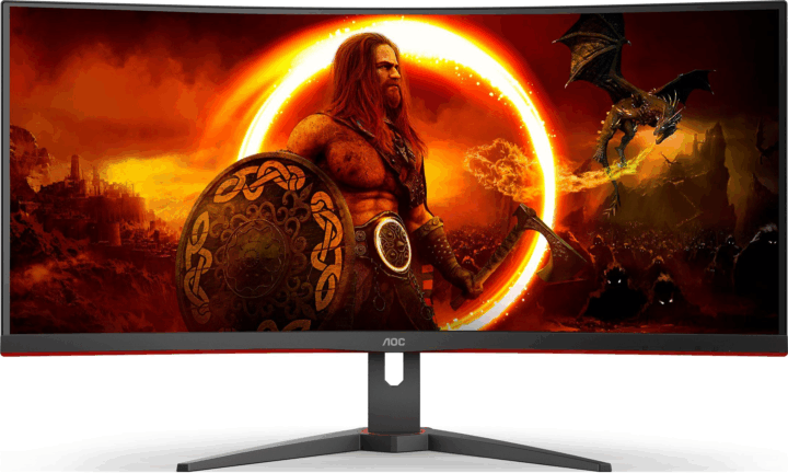 AOC 34" CU34G2XE/BK Ívelt Gaming Monitor