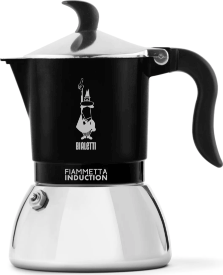 Bialetti Fiammetta 2 adagos Kotyogós kávéfőző - Fekete