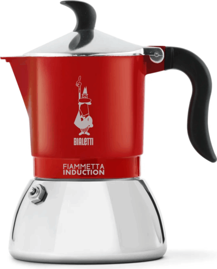 Bialetti Fiammetta 4 adagos Kotyogós kávéfőző - Piros