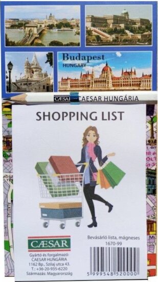 Caesar mágneses bevásárló lista - Többfajta