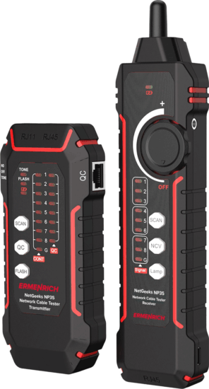 Ermenrich NetGeeks NP35 Hálózati kábeltesztelő Ermenrich NetGeeks NP35 Hálózati kábeltesztelő