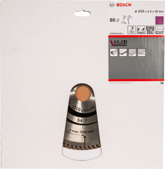 Bosch Univerzális Körfűrészlap Ø 210mm 80 fog