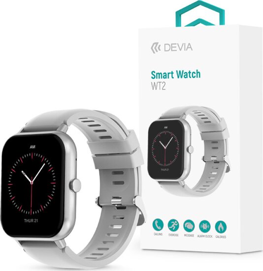 Devia WT2 Smart Watch Okosóra - Ezüst