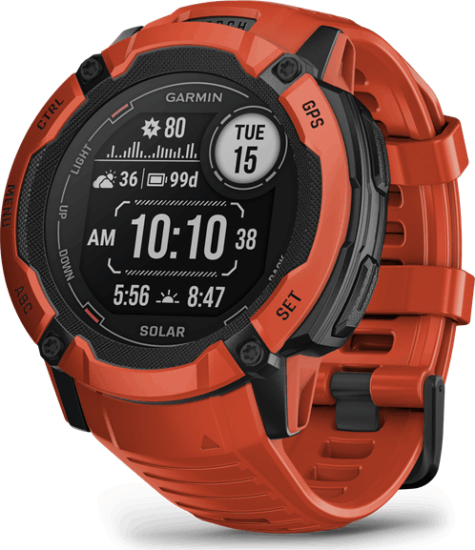 Garmin Instinct 2X Solar (50 mm) Okosóra - Piros Garmin Instinct 2X Solar (50 mm) Okosóra - Piros
