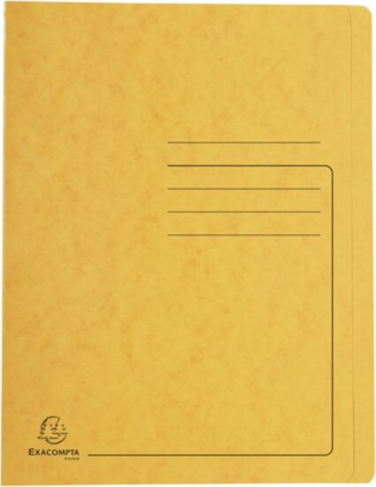 Exacompta A4 prespán gyorsfűző - Sárga