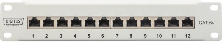 Digitus DN-91612S-EA-G 10" Patch panel - 12 port
