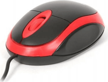 Omega OM06VR Vezetékes Egér - Fekete/Piros