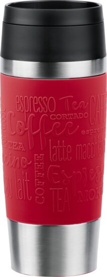 Emsa Travel Mug Classic 360ml Termosz bögre - Sötét vörös