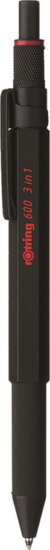 Rotring 600 Nyomógombos multifunkciós írószer - 0,5mm / Fekete Rotring 600 Nyomógombos multifunkciós írószer - 0,5mm / Fekete