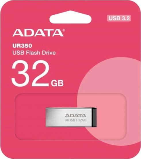 ADATA UR350 USB 3.2 32GB Pendrive - Ezüst/Fekete ADATA UR350 USB 3.2 32GB Pendrive - Ezüst/Fekete