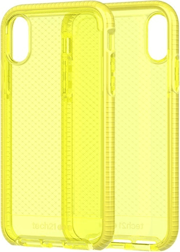 Tech21 T21-6517 Evo Check Purley Apple iPhone XR Hátlapvédő tok - Sárga