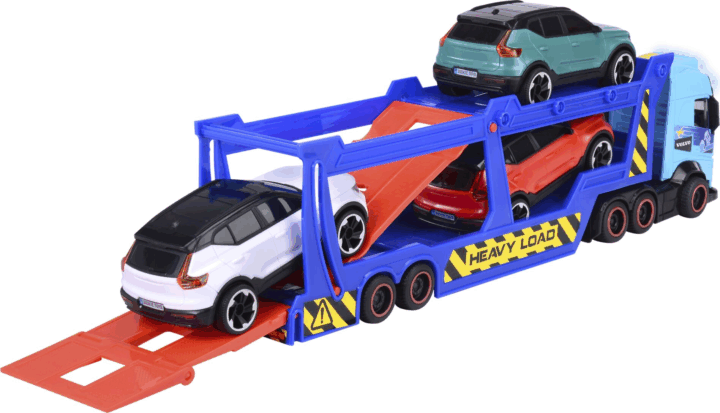 Dickie Toys Volvo Autószállító kamion - Többszínű