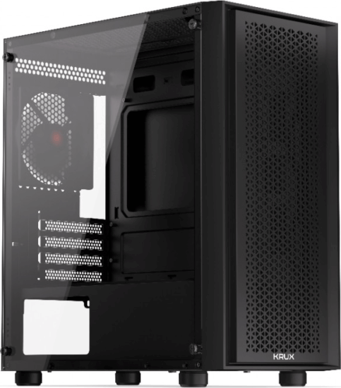Krux Scor Számítógépház - Fekete