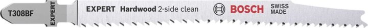 Bosch Expert Hardwood 2-side clean T308BF 117mm Szúrófűrészlap (5 db/csomag) Bosch Expert Hardwood 2-side clean T308BF 117mm Szúrófűrészlap (5 db/csomag)