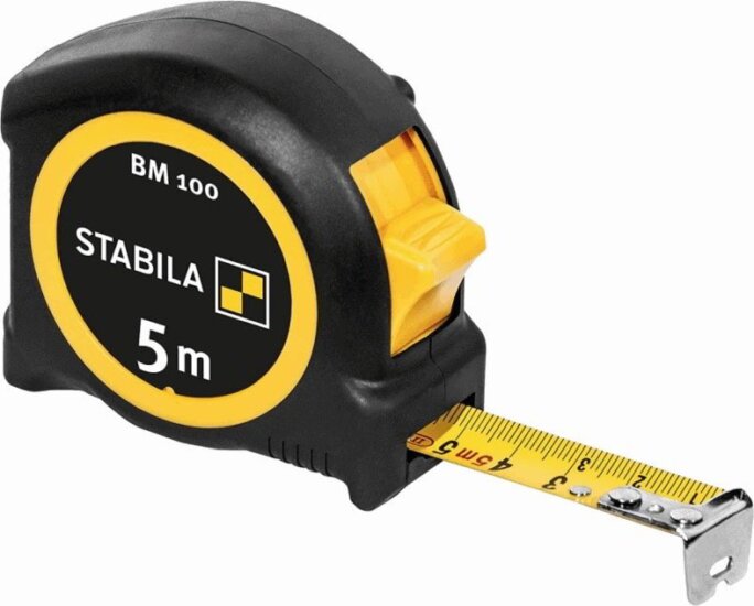Stabila BM100 Mérőszalag 5m Stabila BM100 Mérőszalag 5m